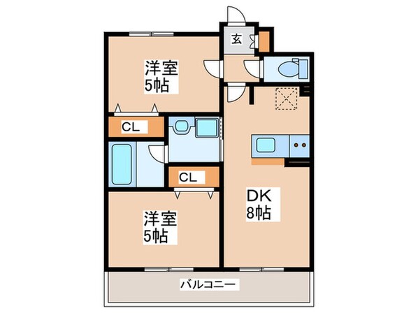 ｴｽﾃﾑｺ-ﾄ難波ｻｳｽﾌﾟﾚｲｽⅢﾗ・ﾊﾟ-ｸの物件間取画像